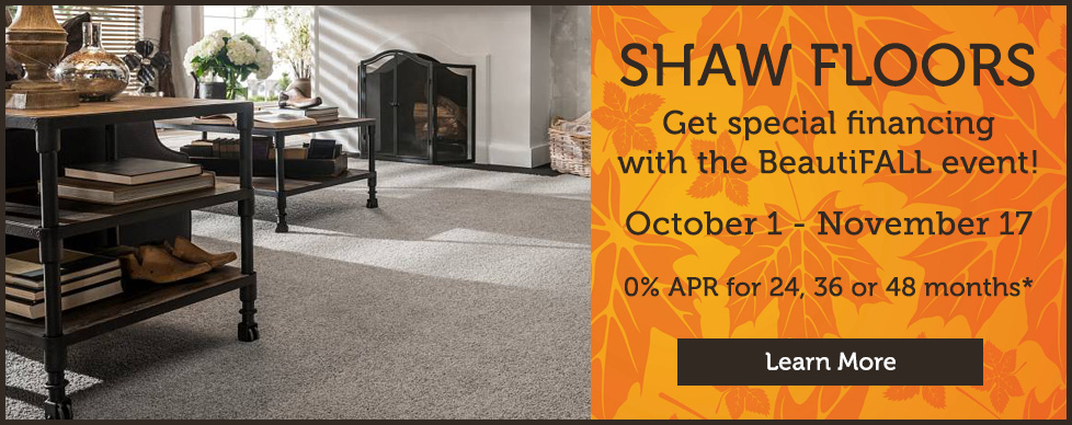 Shaw Carpet Special at GARDNER Floor Covering, Eugene, Oregon